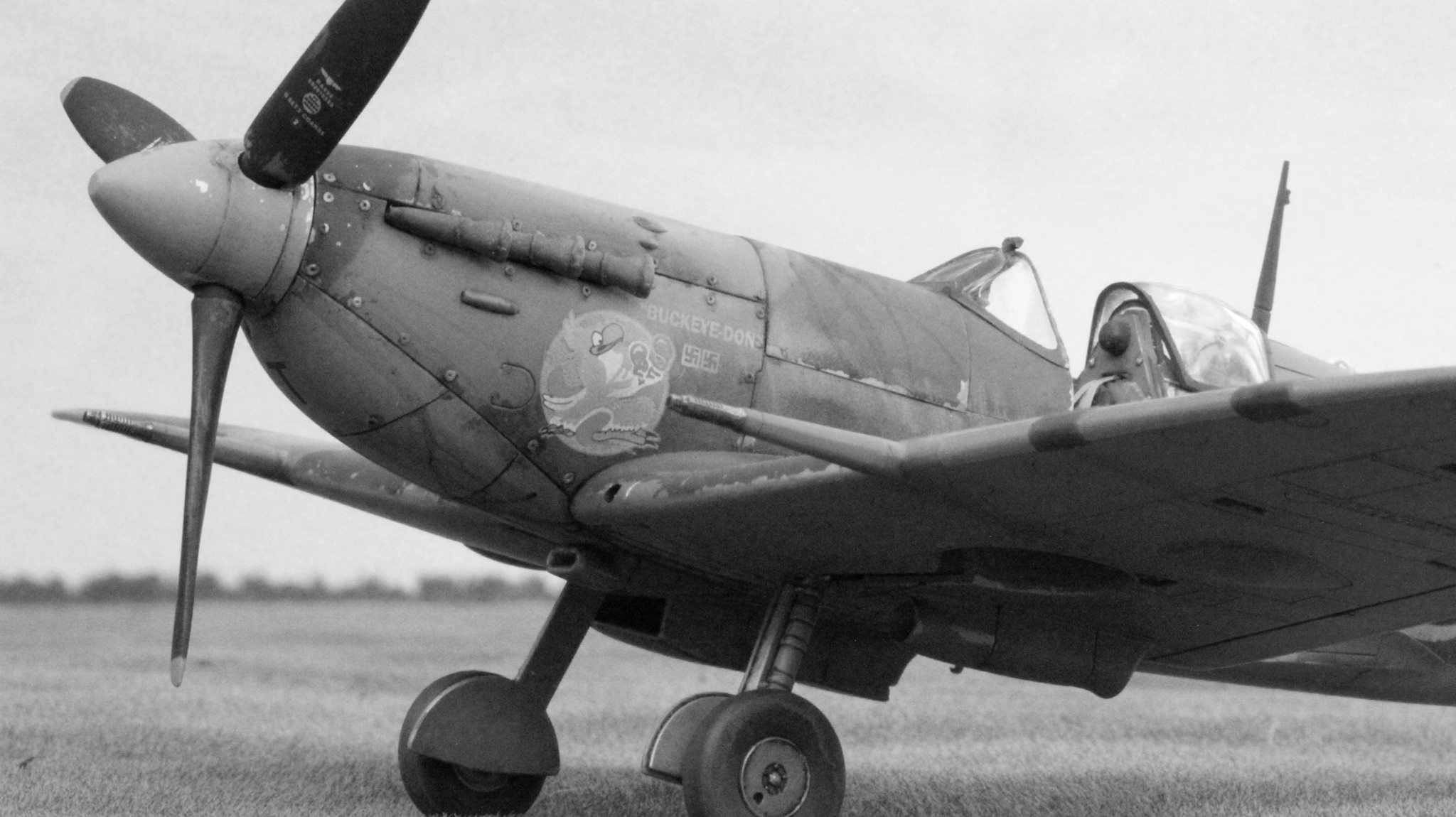 Spitfire Mk.Vb BL255 flown by Don Gentile 336th Fighter Squadron, 4th Fighter Group, USAAF at Debden August 1942