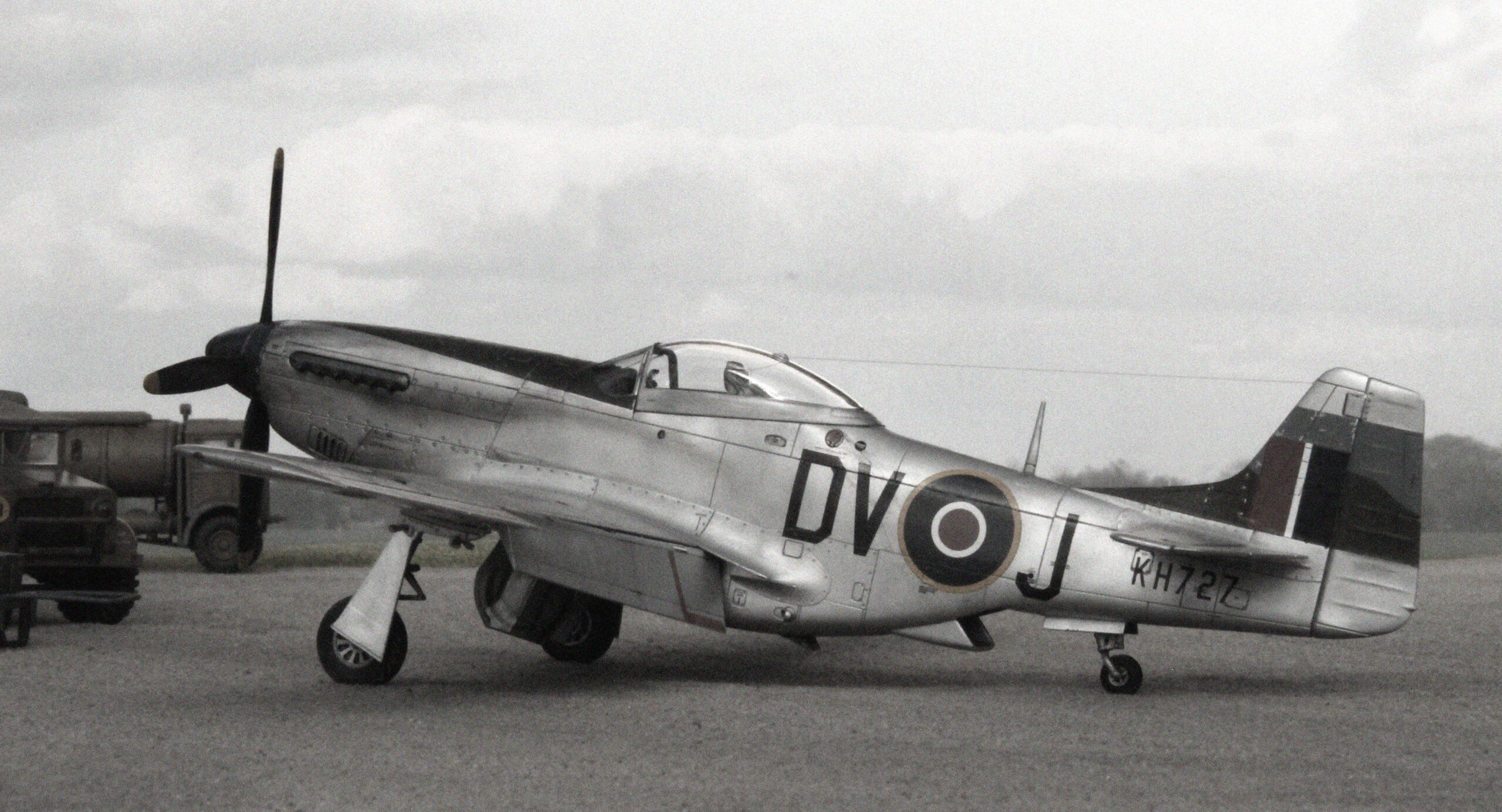 P-51K Mustang Mk IVa of 93 Squadron, Italy in 1946. Airfix 1/48 scale